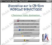 Menu d'installation