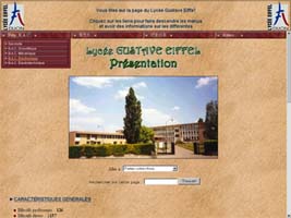 Cliquez ici pour voir le site du lyc�e Gustave Eiffel