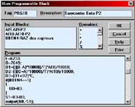 Bo�tes de programmation